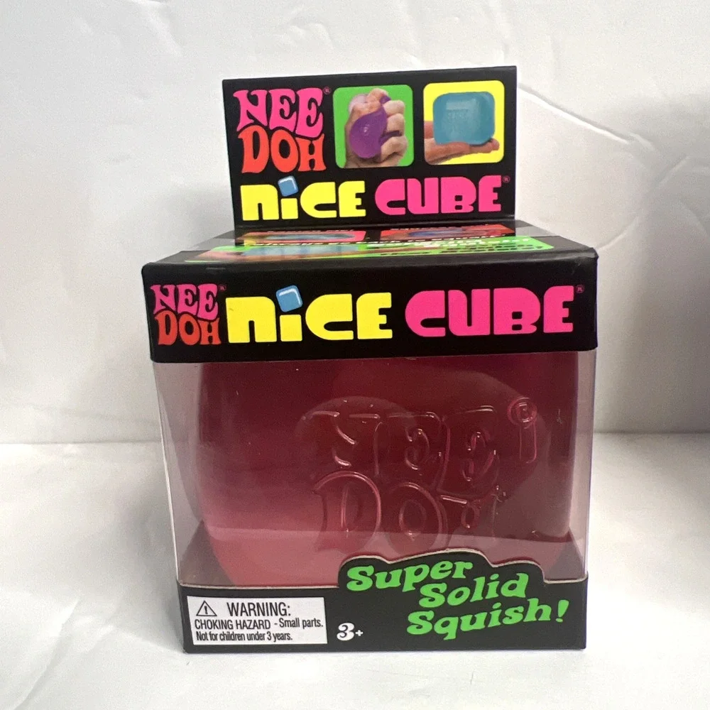 NeeDoh Schylling Bundle Lot 3 Nice Cubes, Dream Drop, Nice Ice Baby Squishy